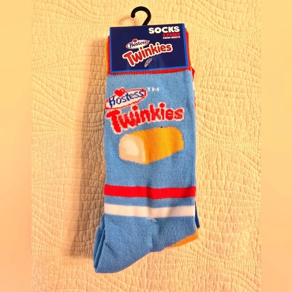 NWT Hostess Twinkies 2 Pairs Of Socks